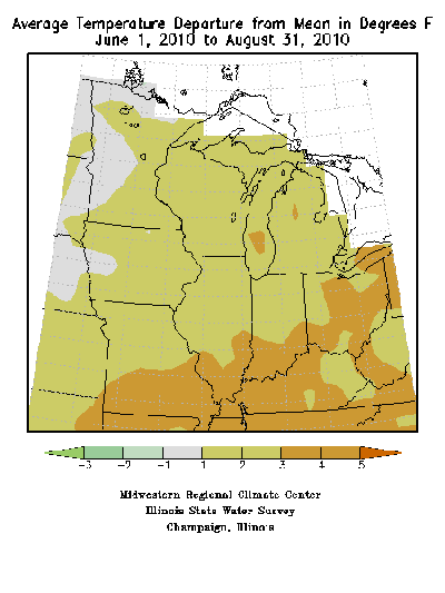 Average Temp Departure Jun-Aug 2010