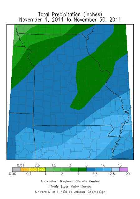 Precipitation November 1, 2011 - November 30, 2011