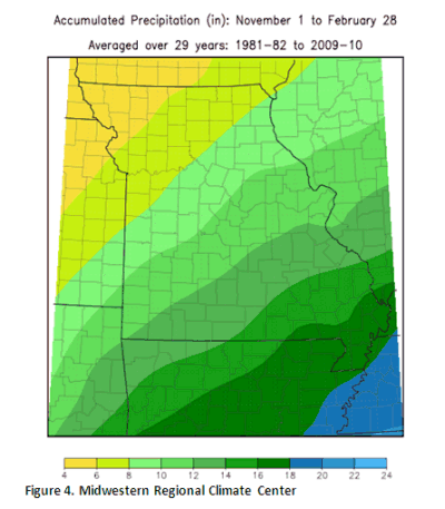 Accumulated Precipitation (in), October 2012