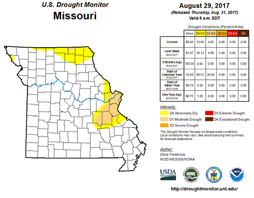 Missouri Drought Monitor