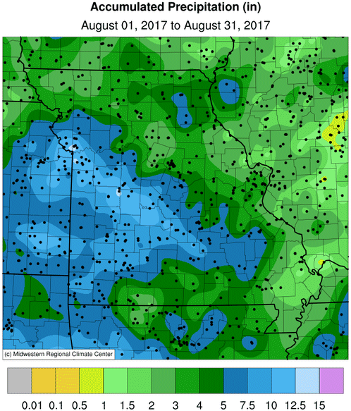 Accumulated Precipitation (in)