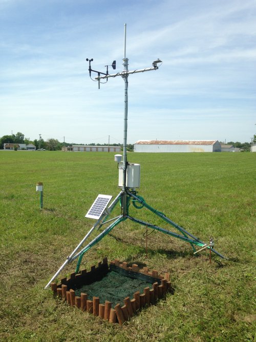 New automated weather station at Butler High School in Bates County.